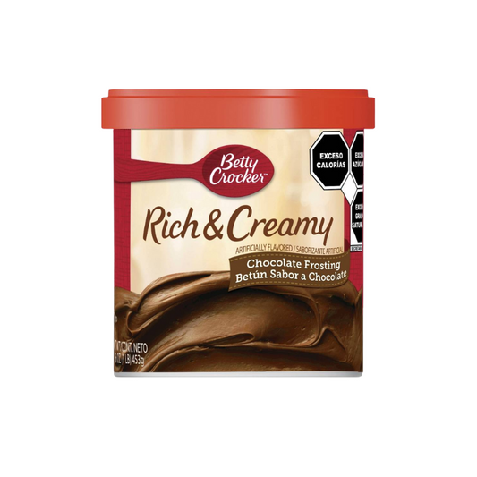 Betún de Chocolate Betty Crocker, Bote 450g