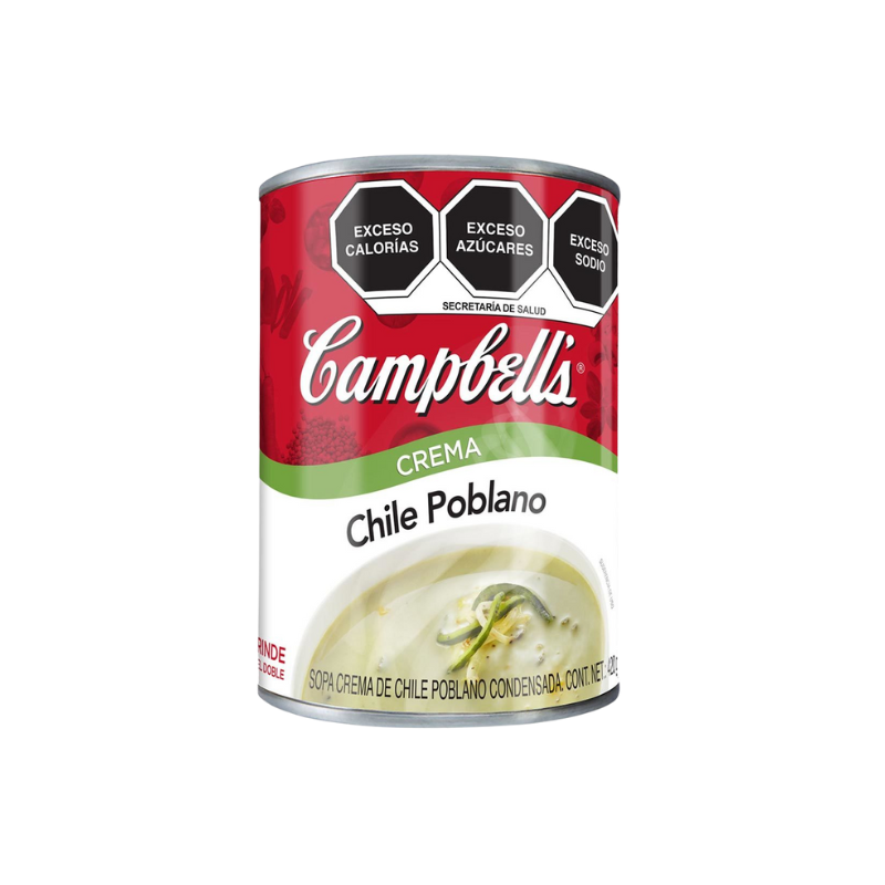 Crema de Chile Poblano Campbell's, Lata 420g