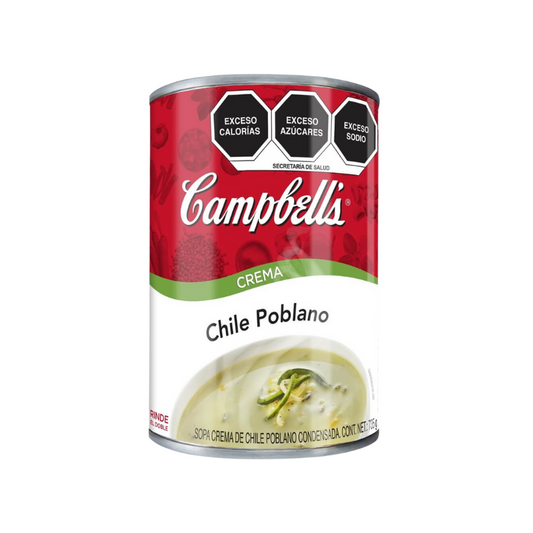 Crema de Chile Poblano Campbell's, Lata 735g