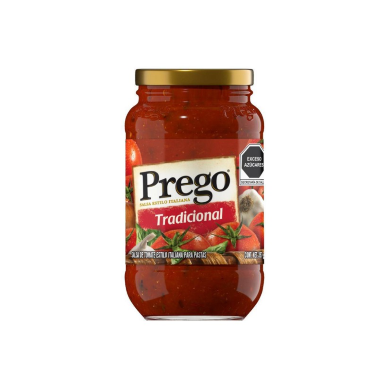 Salsa Italiana Tradicional Prego, Frasco 397g