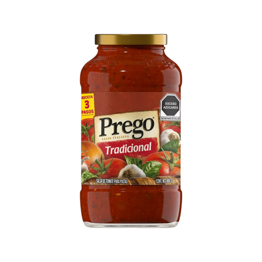 Salsa Italiana Tradicional Prego, Frasco 680g