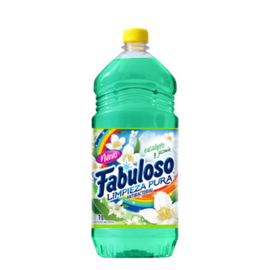 Limpiador Multiusos Eucalipto Jazmín Fabuloso, Bote 1L