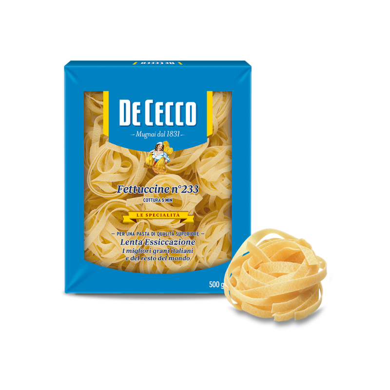 Pasta Fetuccini De Cecco, Caja 500g