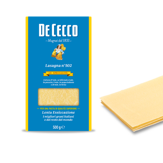 Pasta Lasagna De Cecco, Caja 500g