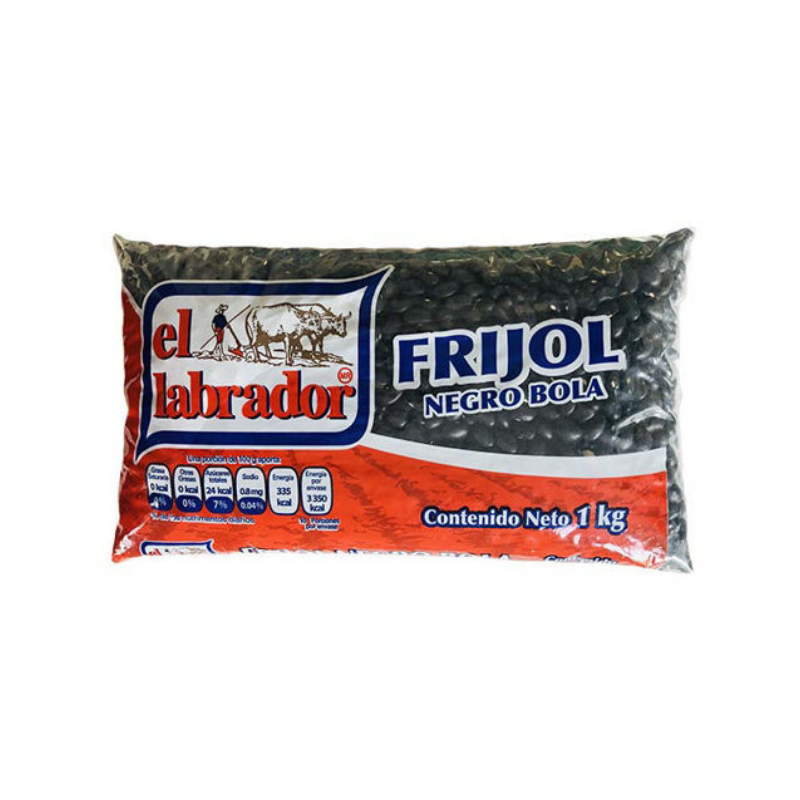 Frijol Negro Labrador, Bolsa 1kg