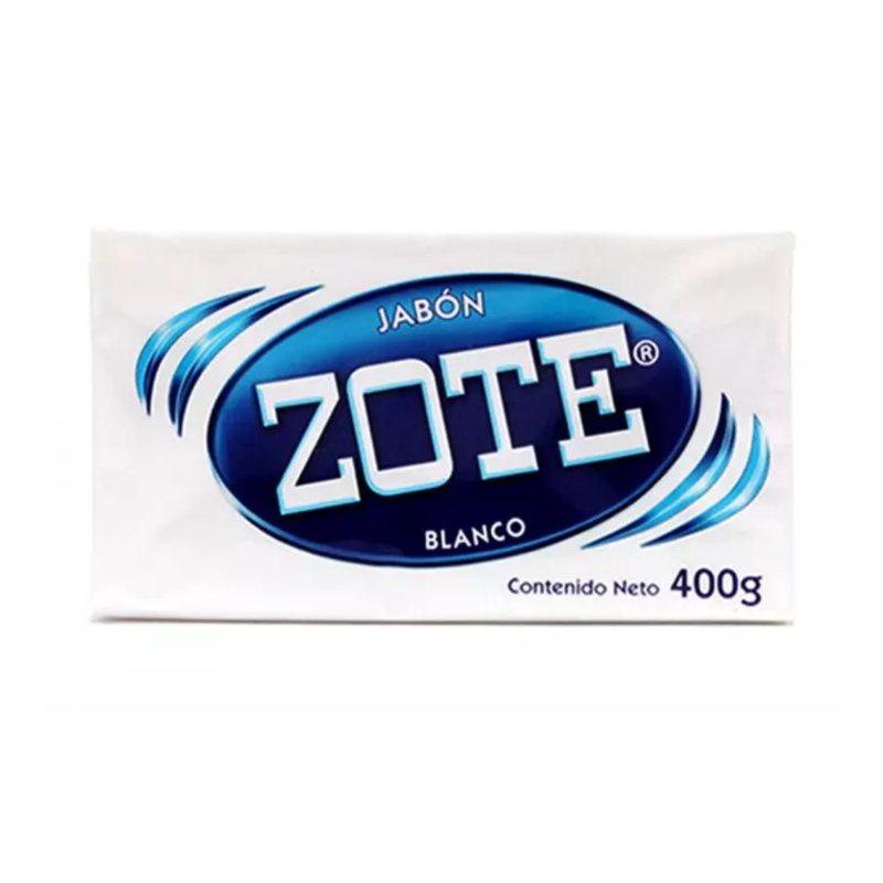 Jabón de Lavandería Blanco Zote, Pieza 400g