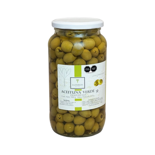 Aceitunas sin Hueso Zaphron, Frasco 900g