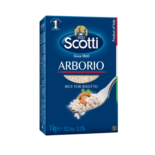 Arroz Arborio Scotti, Caja 1kg