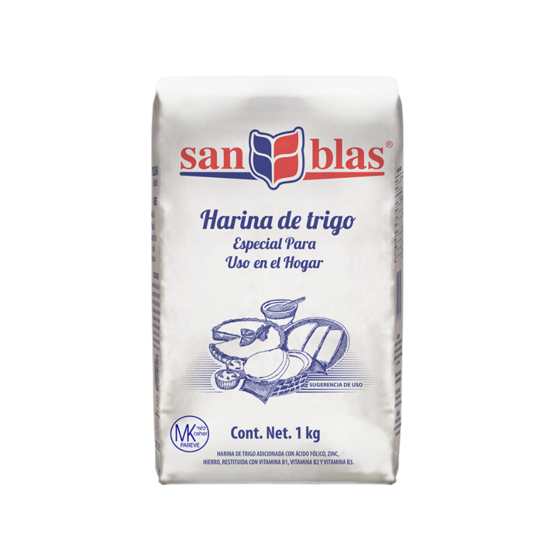 Harina de Trigo San Blas, Bolsa 1kg