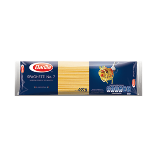 Pasta Spaghetti No. 7 Barilla, Bolsa 500g