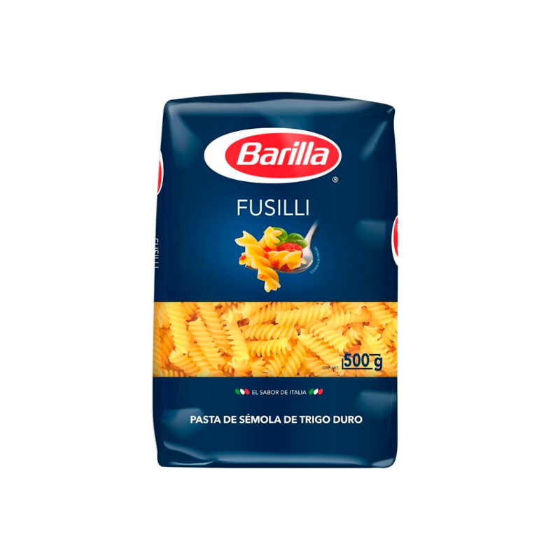 Pasta Fusilli Barilla, Bolsa 500g