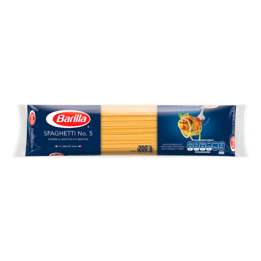 Pasta Spaghetti Barilla, Bolsa 200g