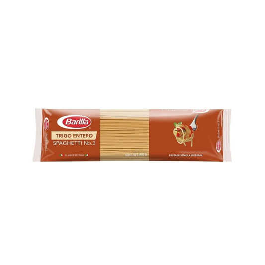 Pasta Integral Spaghetti Barilla, Bolsa 400g