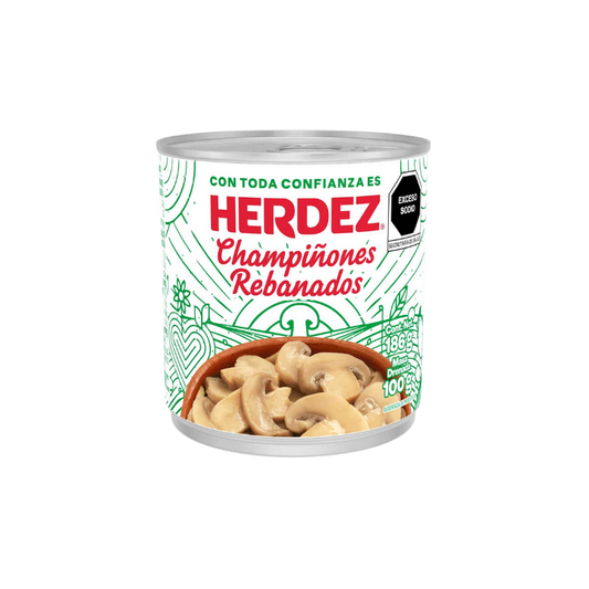 Champiñones Rebanados Herdez, Lata 186g