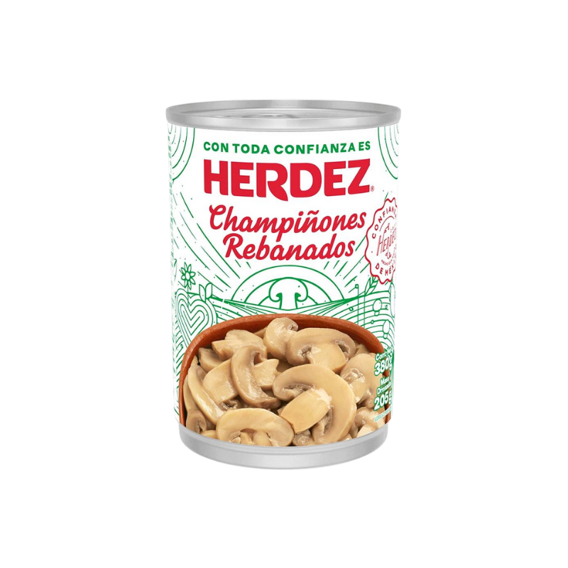 Champiñones Rebanados Herdez, Lata 380g