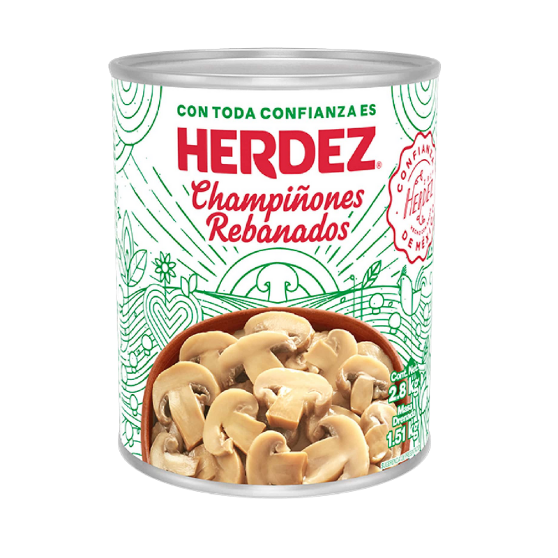 Champiñones Rebanados Herdez, Lata 2.8kg