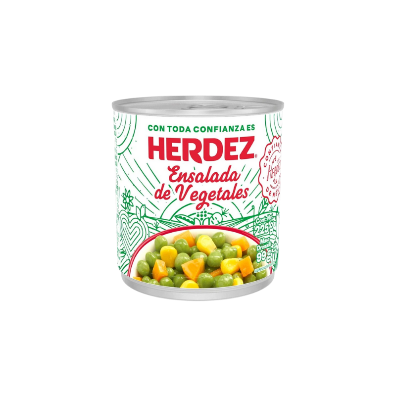 Ensalada de Verduras Herdez, Lata 220g