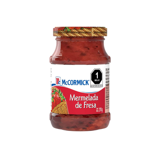 Mermelada de Fresa McCormick, Frasco 270g