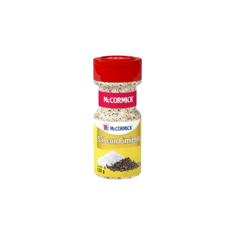 Sal con Pimienta McCormick, Bote 120g