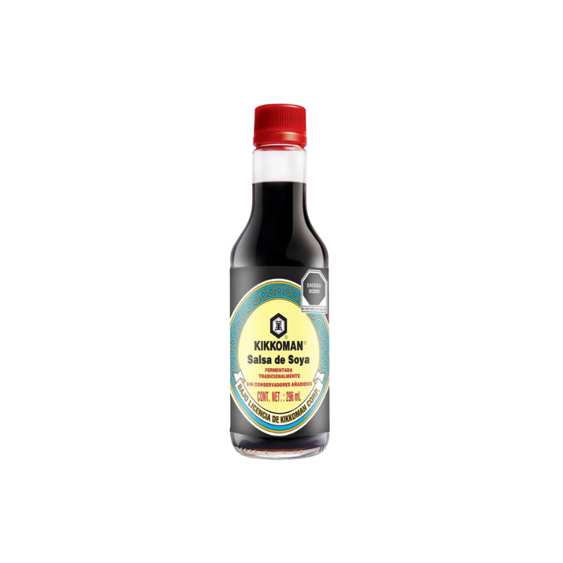 Salsa De Soya Kikkoman, Botella 296mL