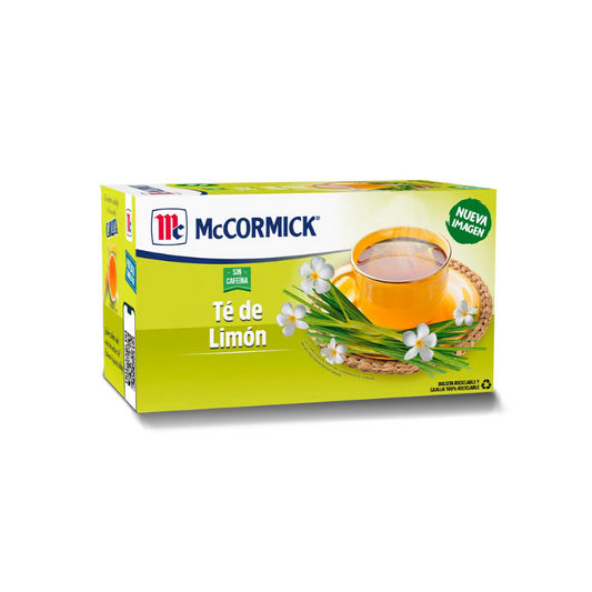 Té de Limón McCormick, Paquete 25 Sobres de 1g