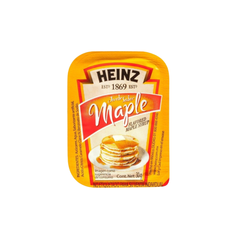 Jarabe de Maple Heinz, Paquete 72 Piezas de 30g