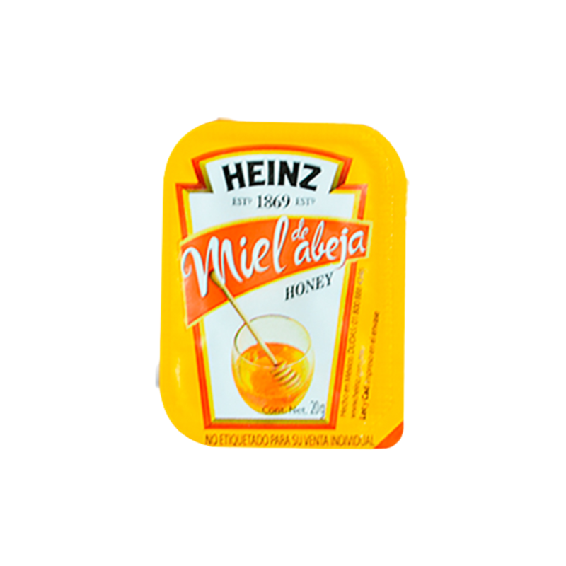 Miel de Abeja Heinz, Paquete 120 Piezas de 20g