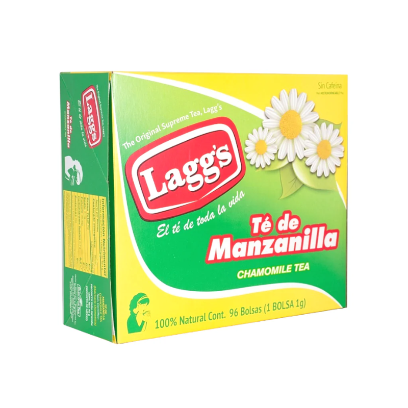 Té de Manzanilla Lagg's, Paquete 96 Sobres de 1g