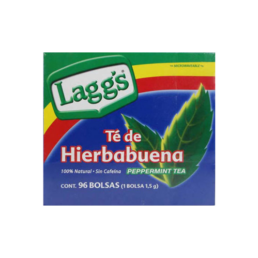 Té de Hierbabuena Lagg's, Paquete 96 Sobres de 1.5g