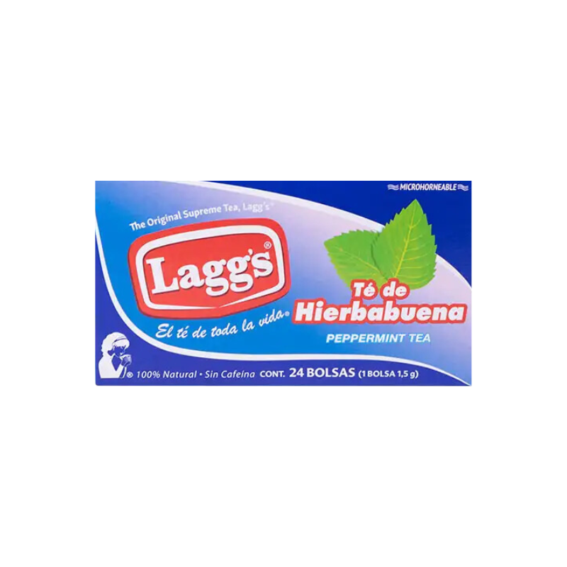 Té de Hierbabuena Lagg's, Paquete 24 Sobres de 1.5g