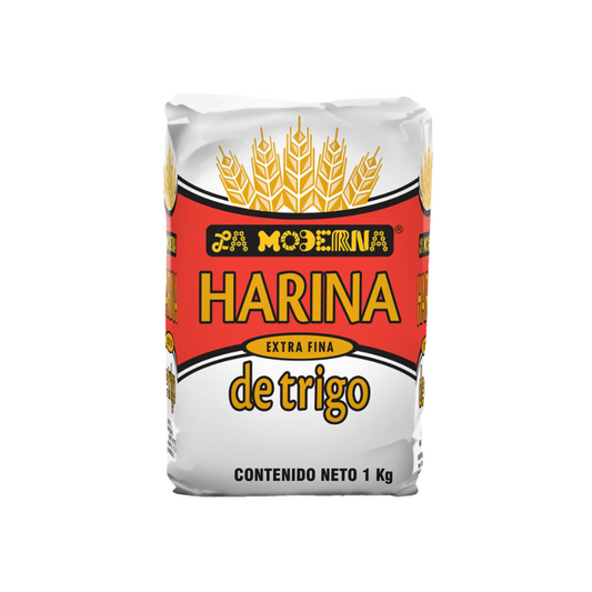 Harina de Trigo La Moderna, Bolsa 1kg