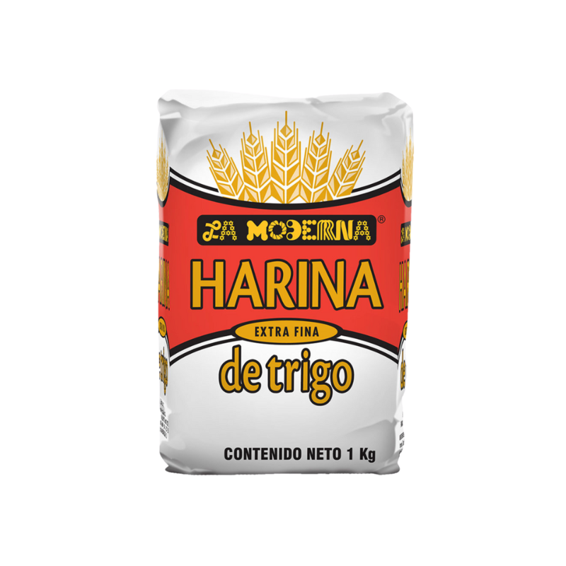 Harina de Trigo La Moderna, Bolsa 1kg