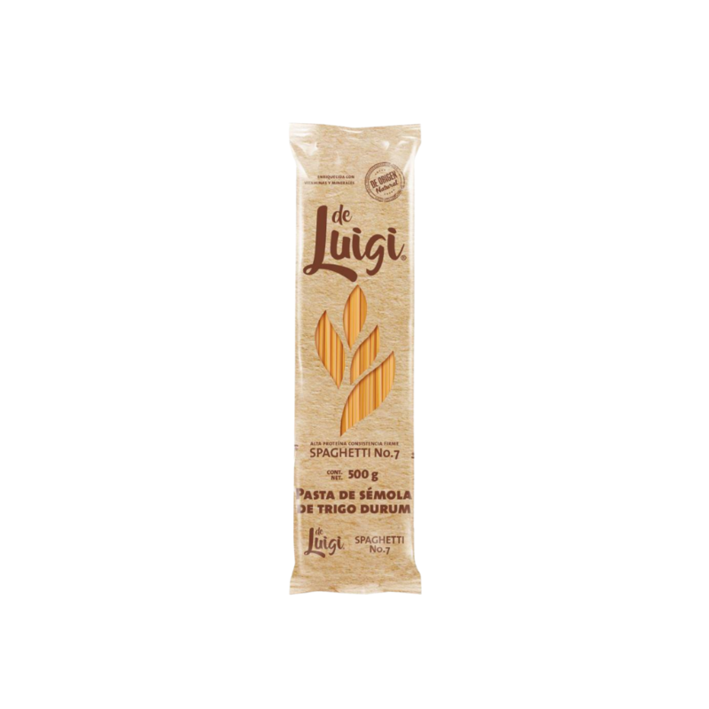 Pasta Spaghetti No. 7 De Luigi, Bolsa 500g