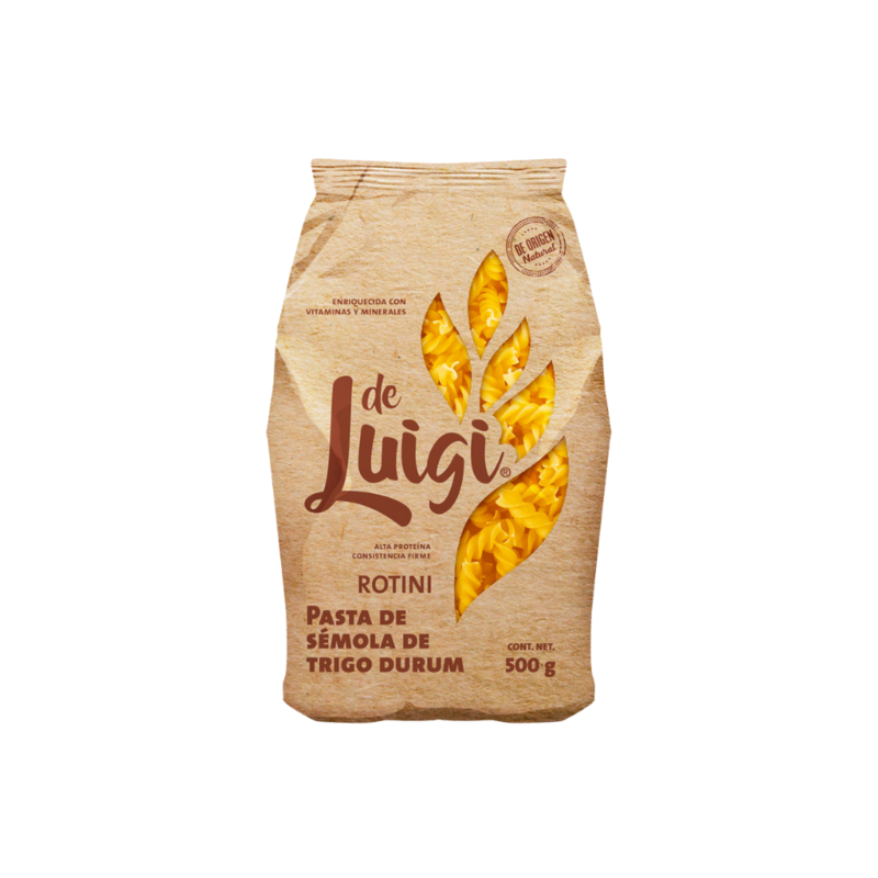 Pasta Rotini De Luigi, Bolsa 500g