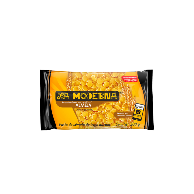 Pasta Almeja La Moderna, Bolsa 200g