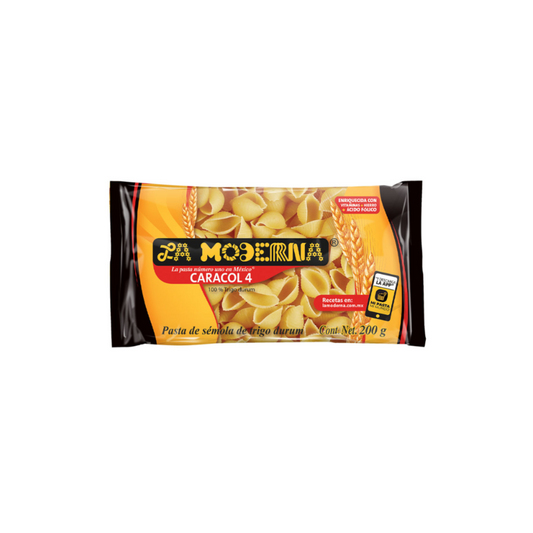 Pasta Caracol No. 4 La Moderna, Bolsa 200g