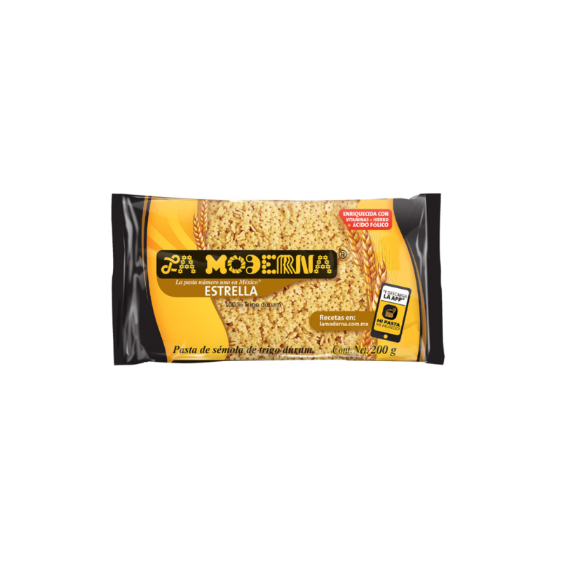 Pasta Estrella La Moderna, Bolsa 200g