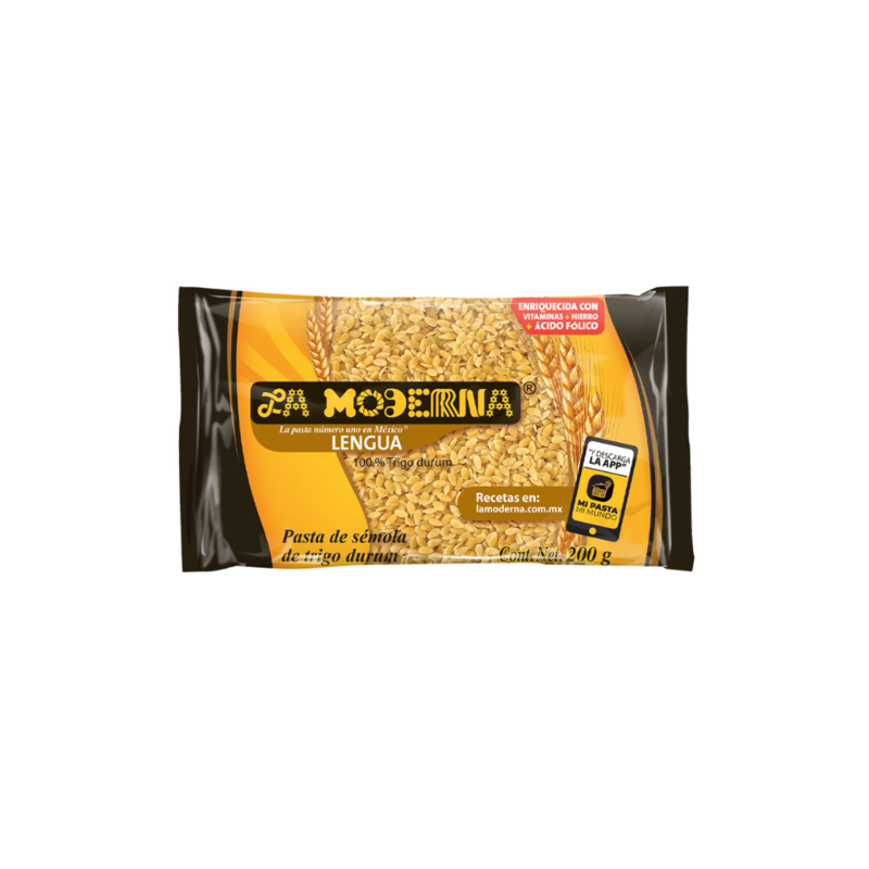 Pasta Lengua La Moderna, Bolsa 200g