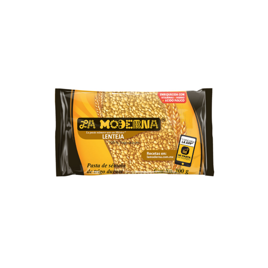 Pasta Lenteja La Moderna, Bolsa 200g