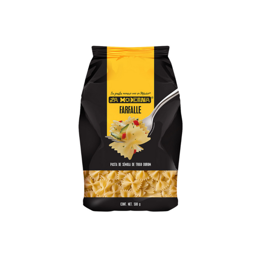 Pasta Farfalle La Moderna, Bolsa 500g