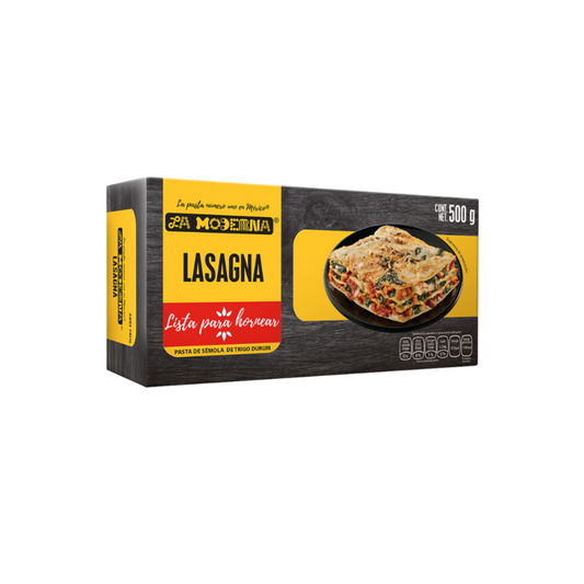 Pasta Lasagna La Moderna, Caja 500g