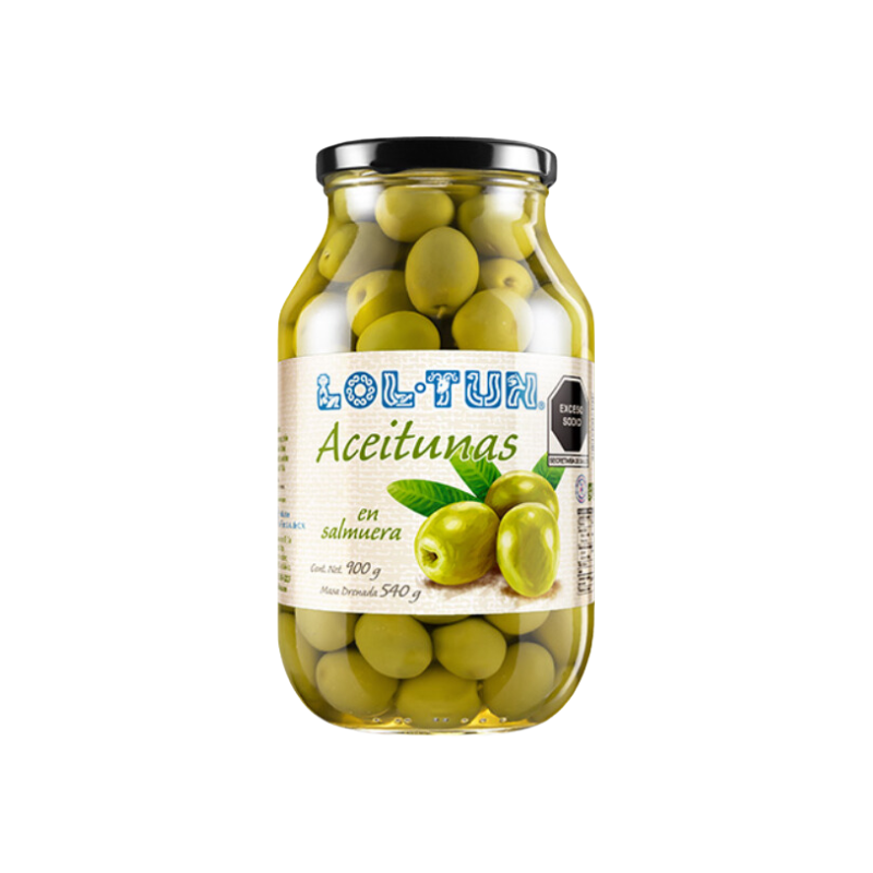 Aceituna Entera Lol-Tun, Frasco 900g