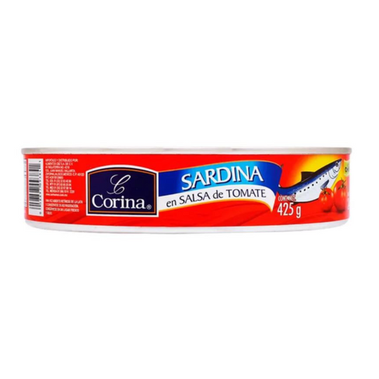 Sardina con Salsa de Tomate Corina, Lata 425g