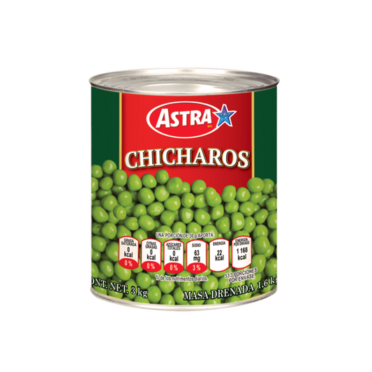 Chícharos Astra, Lata 3kg