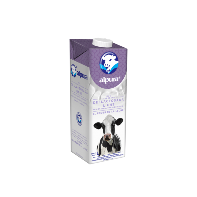 Leche Deslactosada Light Alpura, Tetrapack 1L