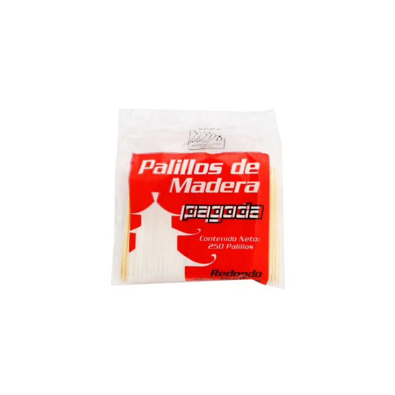 Palillos Pagoda, Paquete 250 Piezas