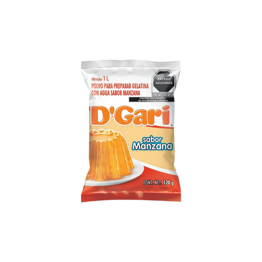 Gelatina de Manzana D'Gari, Bolsa 120g