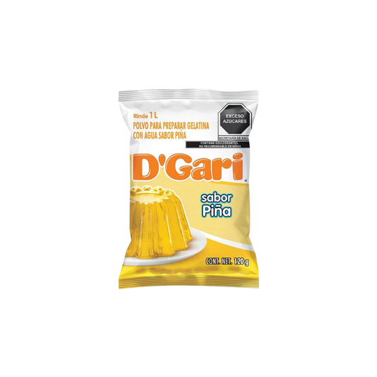 Gelatina de Piña D'Gari, Bolsa 120g