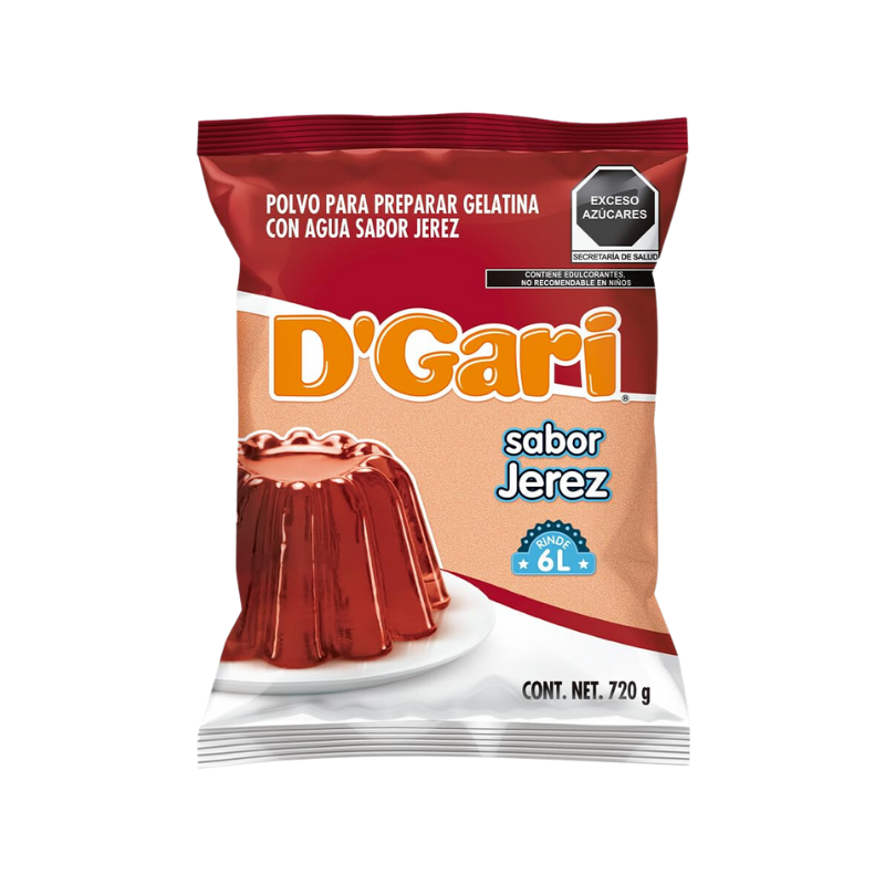 Gelatina de Jerez D'Gari, Bolsa 720g