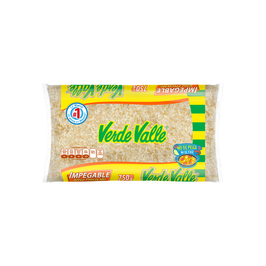 Arroz Precocido Verde Valle, Bolsa 750g